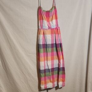 Kate Spade Multicolor Plaid Midi Dress